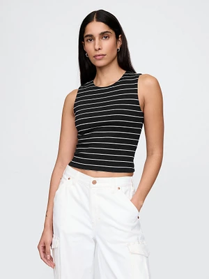 CloseKnit Jersey Cropped Shell Tank Top