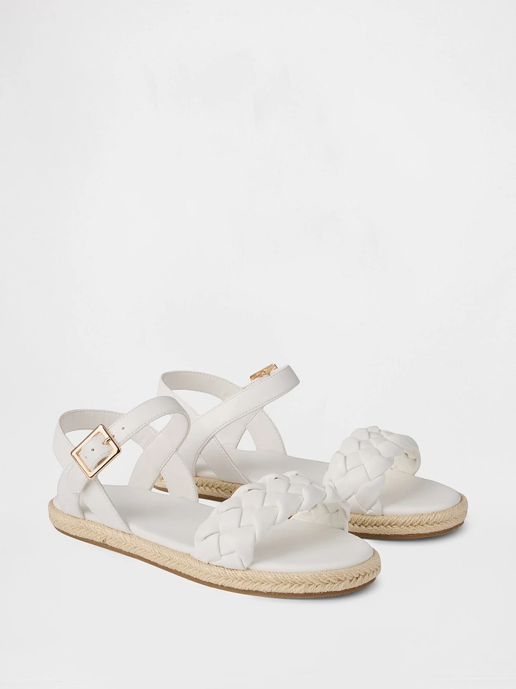Kids Braided Espadrille Sandals