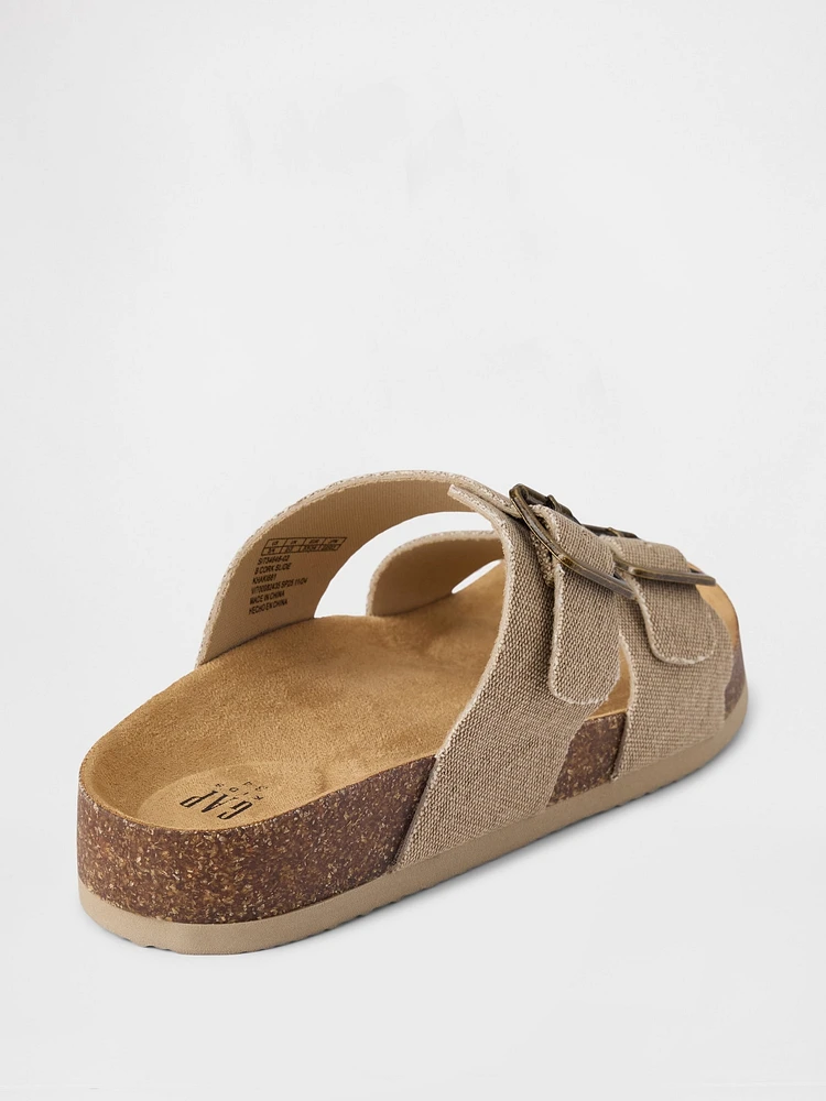 Kids Buckle Cork Sandals