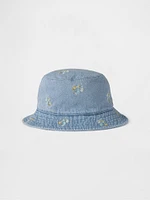 Baby & Toddler Floral Denim Bucket Hat