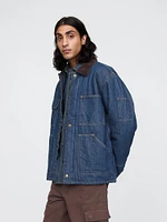 Heavyweight Denim Lined Chore Jacket