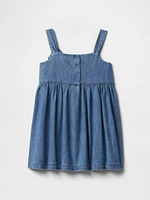 Baby & Toddler Bow Denim Dress