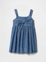 Baby & Toddler Bow Denim Dress