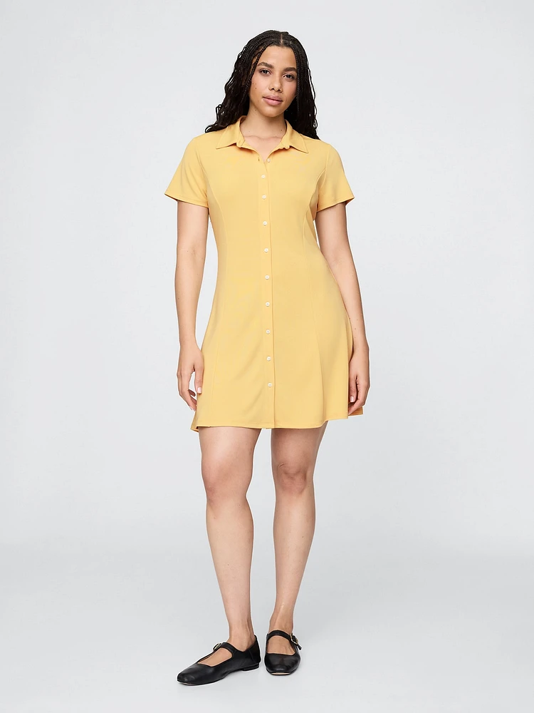 Polo Shirt Mini Dress