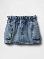 Baby & Toddler UltraSoft Denim Cargo Skort