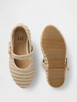 Toddler Crochet Mary Jane Flats
