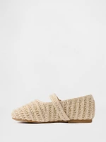 Toddler Crochet Mary Jane Flats