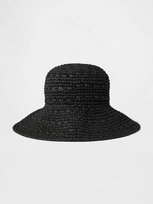 Straw Bucket Hat