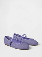 Kids Mesh Mary Jane Flats