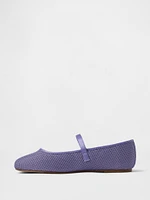 Kids Mesh Mary Jane Flats