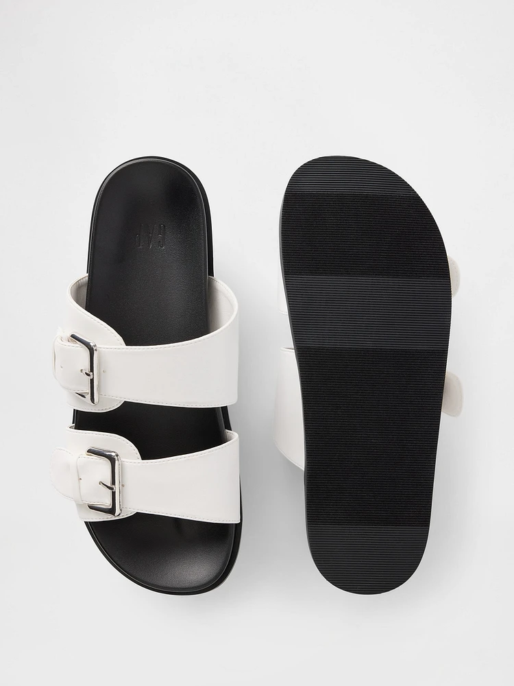 Double Buckle Sandals