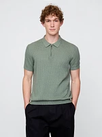 Crochet Polo Shirt