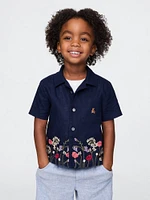 Baby & Toddler Linen-Cotton Cabana Shirt