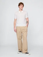 Crochet Polo Shirt Shirt