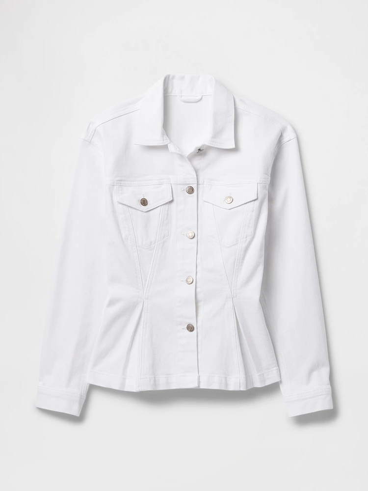 Peplum Denim Jacket