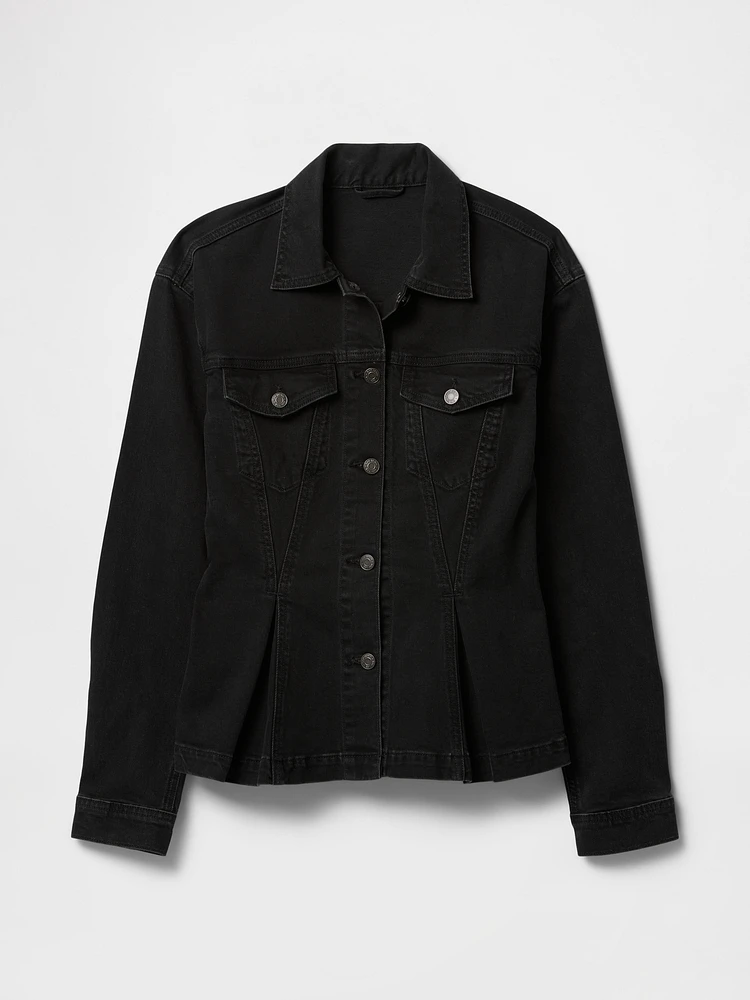 Peplum Denim Jacket