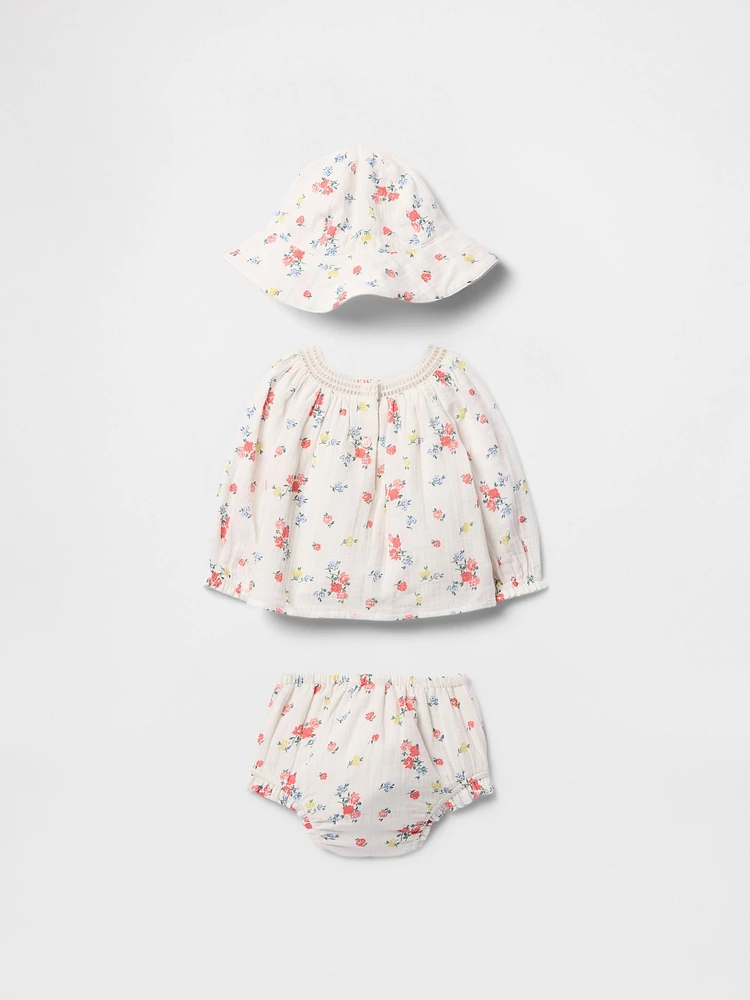 Baby Crinkle Gauze Outfit Set