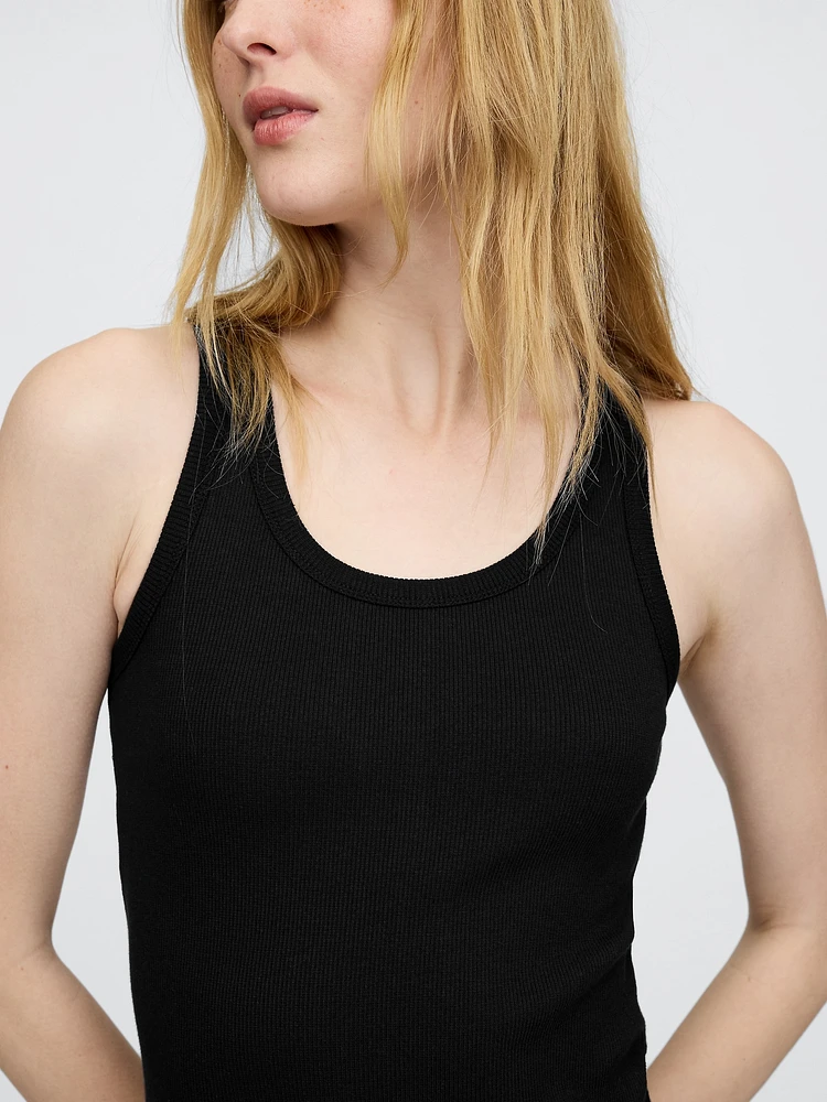 Rib Midi Tank Dress