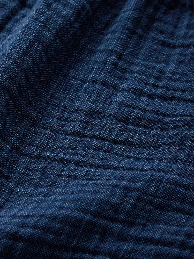 Kids Crinkle Gauze Denim Easy Shorts
