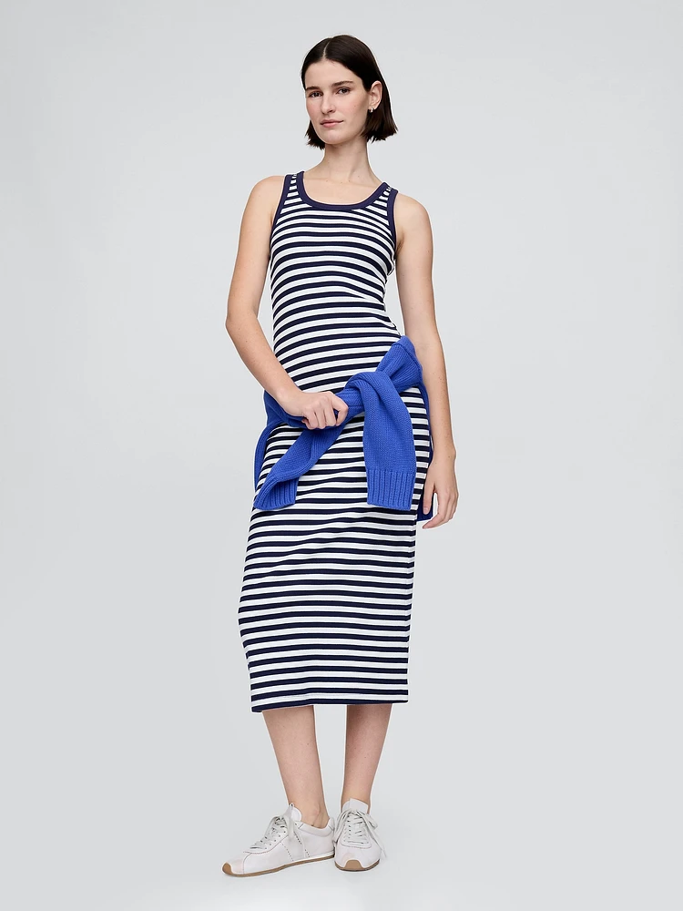 Rib Midi Tank Dress