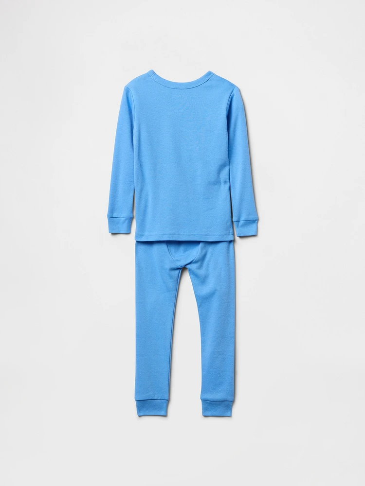 Pyjama Sesame Street en coton biologique brossé pour Bébé et Tout-petit