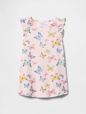 Baby & Toddler Butterfly Recycled PJ Dress