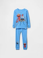 Pyjama Sesame Street en coton biologique brossé pour Bébé et Tout-petit