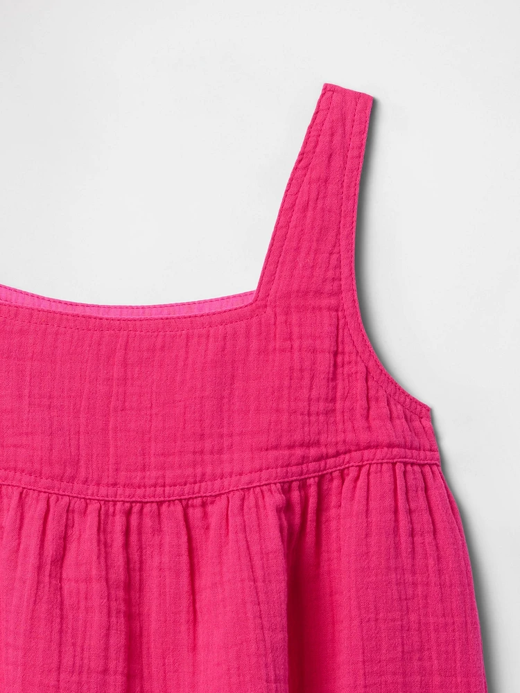 Kids Crinkle Gauze Swing Top