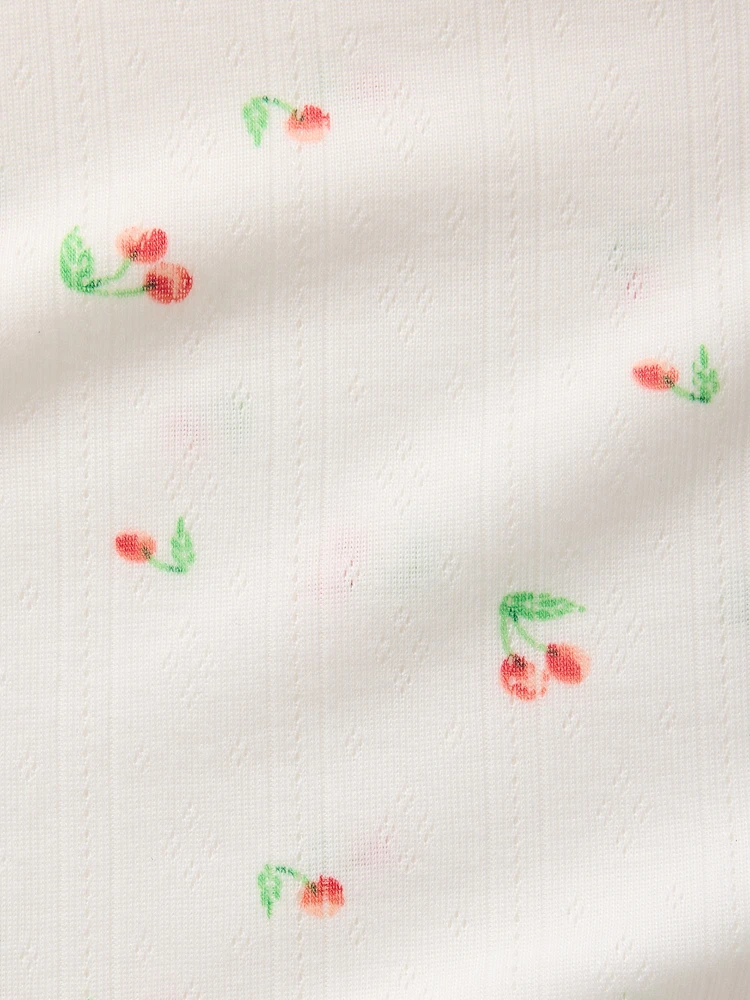 Kids Recycled Pointelle PJ Set