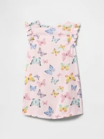 Baby & Toddler Butterfly Recycled PJ Dress