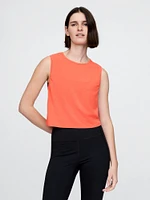 GapFit Breathe Cropped Muscle Tank Top