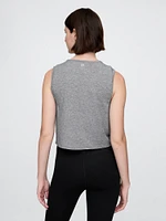 GapFit Breathe Crop Muscle Tank Top