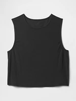 GapFit Breathe Cropped Muscle Tank Top