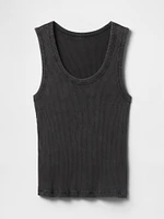 Rib Scoop Tank Top