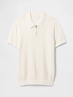 Crochet Polo Shirt Shirt