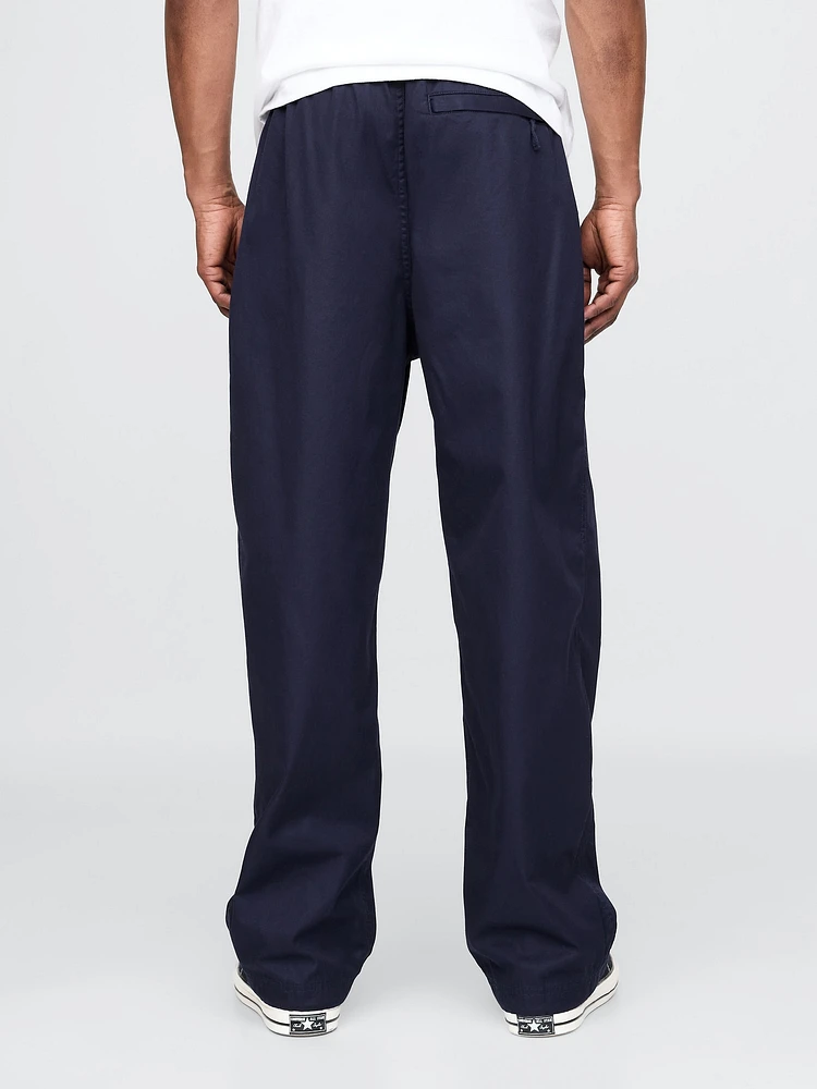 Pantalon ballon parachute en serg