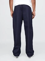 Twill Cargo Baggy Pants