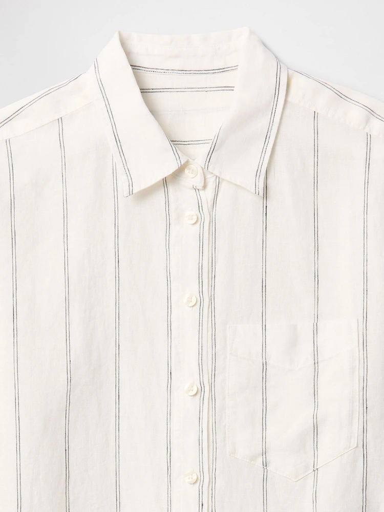 100% Linen Oversized Shirt