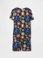 Kids Organic Brushed Cotton Marvel PJ Set