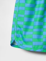 Baby & Toddler Recycled Dolphin Hem Swim Trunks