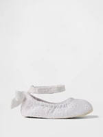Baby Eyelet Bow Shoes