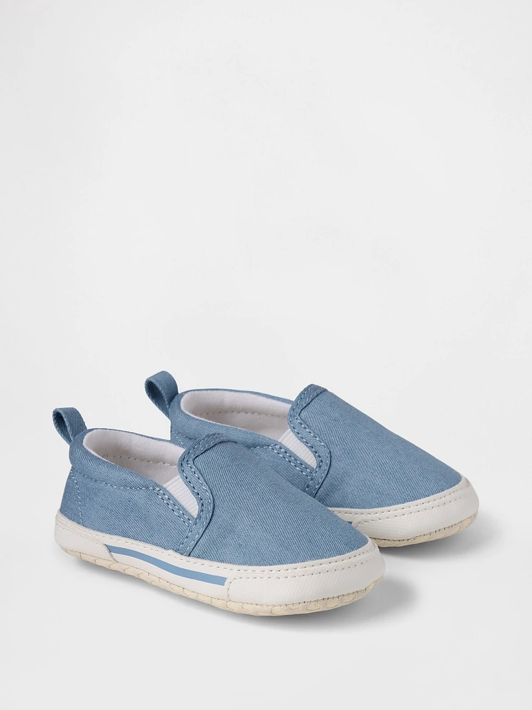 Baby Denim Slip-On Shoes