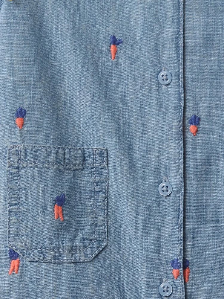 Baby Peter Rabbit™ Chambray Shorty One-Piece