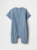 Baby Peter Rabbit™ Chambray Shorty One-Piece