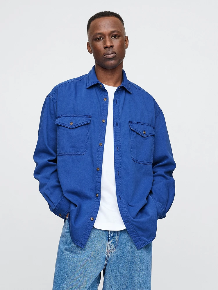 UltraSoft Denim Big Shirt