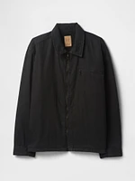 Sherpa-Lined Shirt Jacket