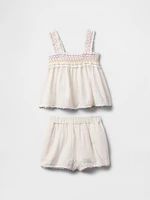 Baby & Toddler Crinkle Gauze Outfit Set