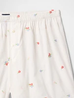 Embroidered PJ Boxer Shorts