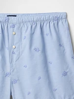 Embroidered PJ Boxer Shorts