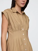 Poplin Midi Shirtdress